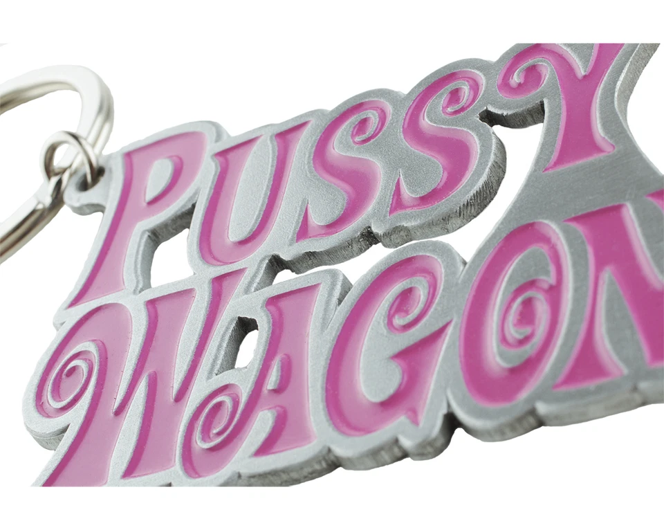 Pussy Wagon Metall Schlüsselanhänger Keyring As Seen in Kill Bill - Bild 3 von 4