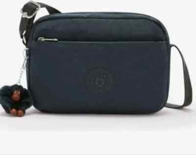 NEW Kipling Damian Crossbody Sling Bag -True Blue Tonal (9'' x 7.25'' x 2'' )