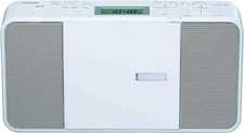 TOSHIBA CD Radio TY C251 W Compact Slim Body Vertical Wide FM Compatible New