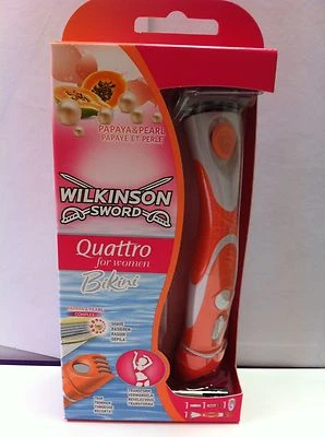 WILKINSON SWORD QUATTRO MAQUINA MAQUINILLA DEPILATORIA ELECTRICA