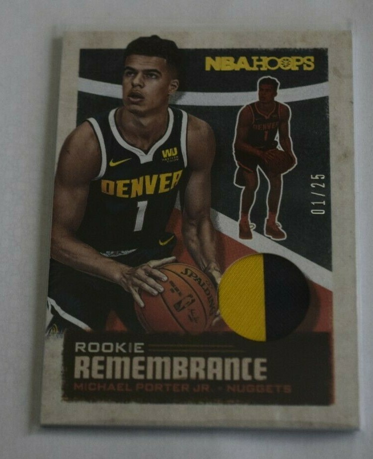 NBA Hoops Rookie Remembrance RR-MPJ Michael Porter JR #01/25