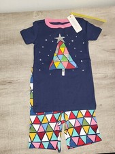 Gymboree Toddler Girl's Christmas Holiday Tree 2-Pc Pajamas Shorts 2T NWT