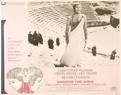 Oedipus The King Poster Us Poster Christopher Plummer 1968 Old Movie Photo