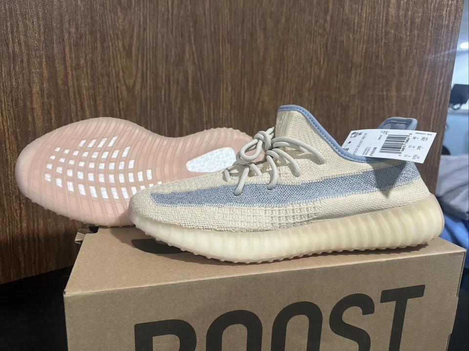 Adidas Yeezy Boost 350 V2 Lino Talla 11.5 FY5158 Foto 2 de 4