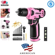 8V Cordless Drill, Drill Set with 3/8"Keyless Chuck, 42pcs Acessories, Built-...