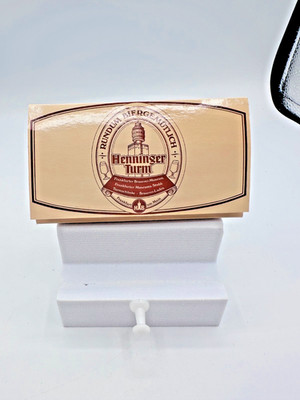 Frankfort, Germany Henninger Turm Frankfurt Brewery Museum Matchbook