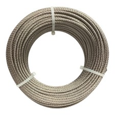 Cable Diamètre 3mm en inox 316 - A4  Souple Couronne de 40 mètres 7x1 9 Fils