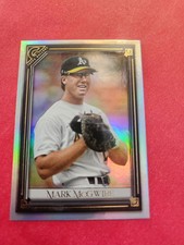 MARK  MCGWIRE  2021 TOPPS  GALLERY  SILVER  #111 A'S 1ST BASE