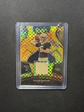 2025 Panini Select Tyler Shough GOLD Rookie Draft Patch /10 🔥 RC Saints