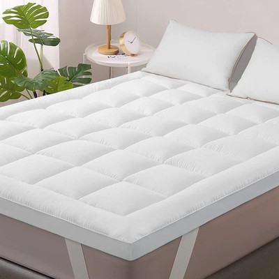 Matratzenauflage 2 Zoll tief Luxus weich Hotelqualität Mikrofaser Super King Topper