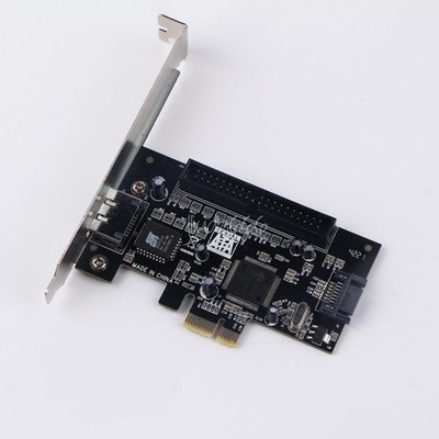 2 Port Express Adapter Converter Card SATA II 2.0 RAID & 1 IDE 3.5'' PCI-E PCI