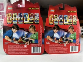 2 LEGO Ninjago Kruncha 2174  Wyplash 2175 Spinner Booster Blister Packs Skeleton