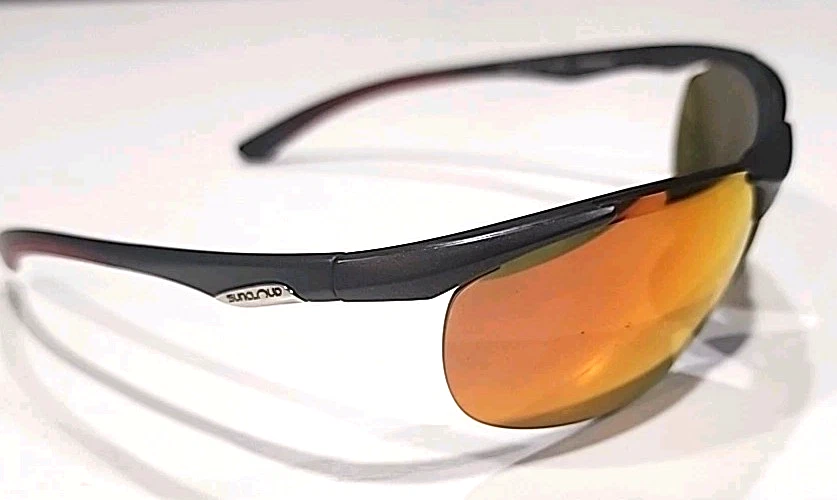 Gafas de sol Suncloud Whip grafito polarizadas que cambian de color rojas envolventes Foto 3 de 4