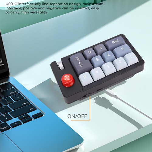 Macro Keyboard Wired RGB Lighting Type-c Port Hot Swappable Programmable NEW - Afbeelding 12 van 12