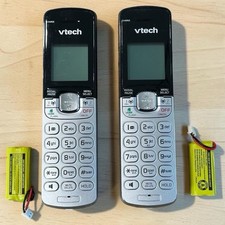  Lot of 2 Vtech DS6071 Expansion Cordless Phone Handset for DS6670  DS6671