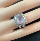 DAVID YURMAN ALBION SILVER MOON QUARTZ DIAMOND ICE RING Size 6 — photo 10