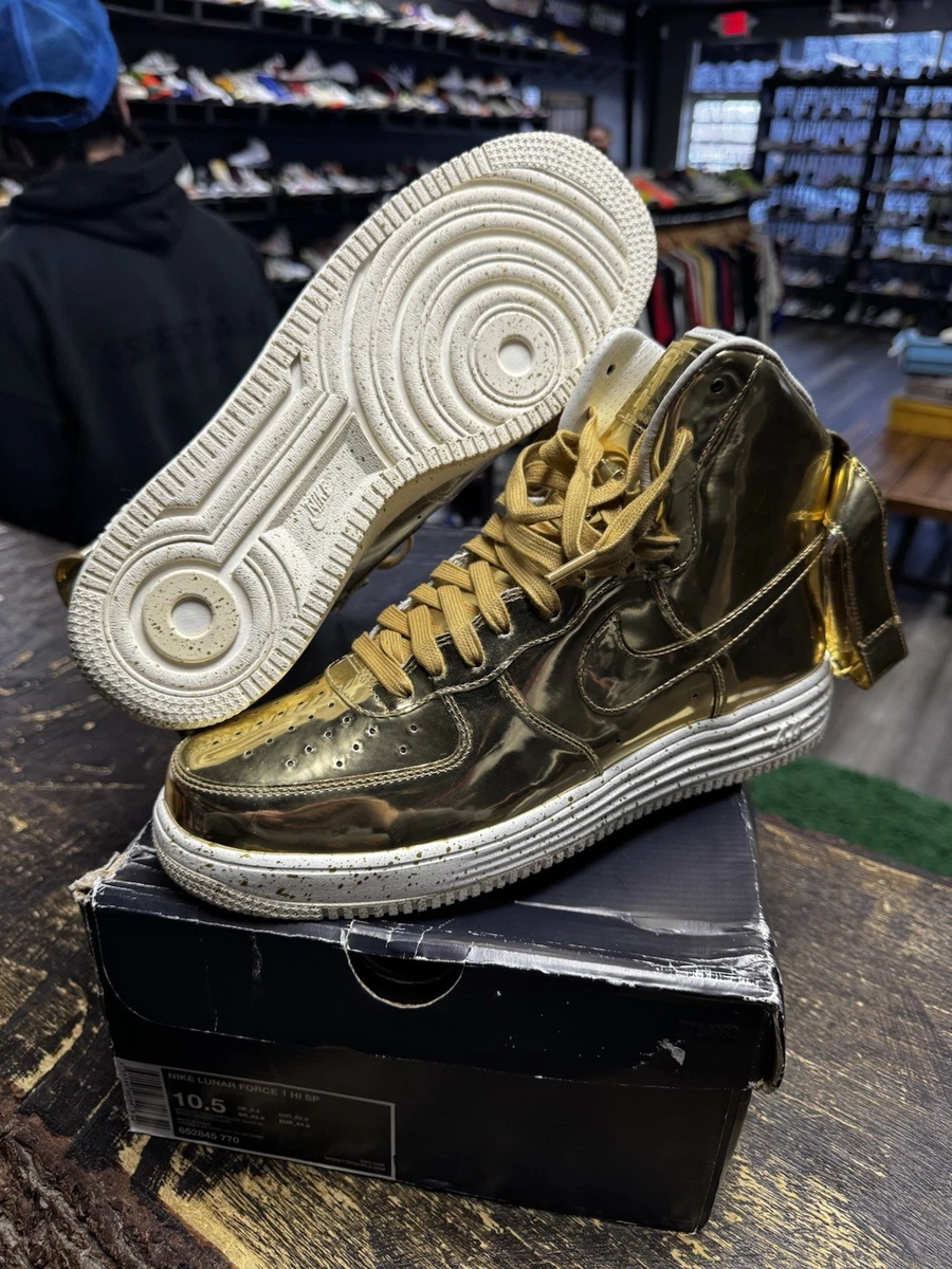 Nike Lunar Force 1 Hi Sp Liquid Gold for Sale | Authenticity