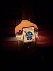 Pabst Blue Ribbon Advertising Wall Sconce Lamp, Blue/White, Corded Electric — photo 2