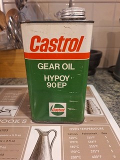 castrol gear oil can 1 QUART