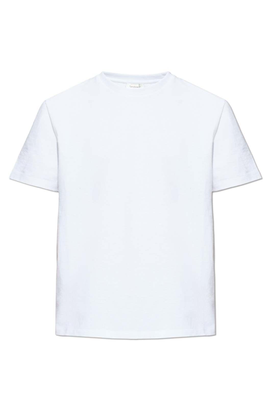 SAINT LAURENT White Cotton T-Shirt New & Authentic