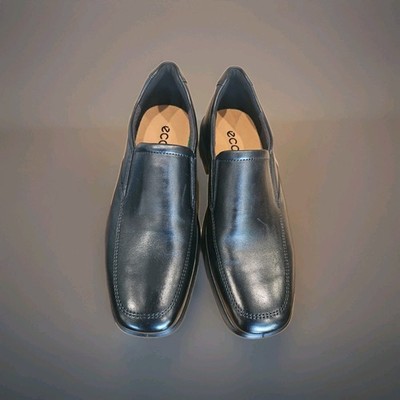 ECCO Elliot Men's Black Leather Slip-On Loafer Dress Shoes EU 43 US 9-9.5 532914