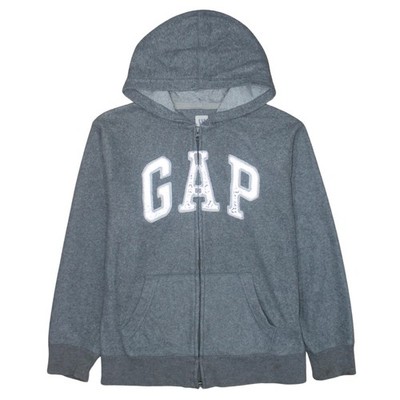 Grauer Hoodie Jungen UK-Größe 13-14 Jahre Gap durchgehender Reißverschluss