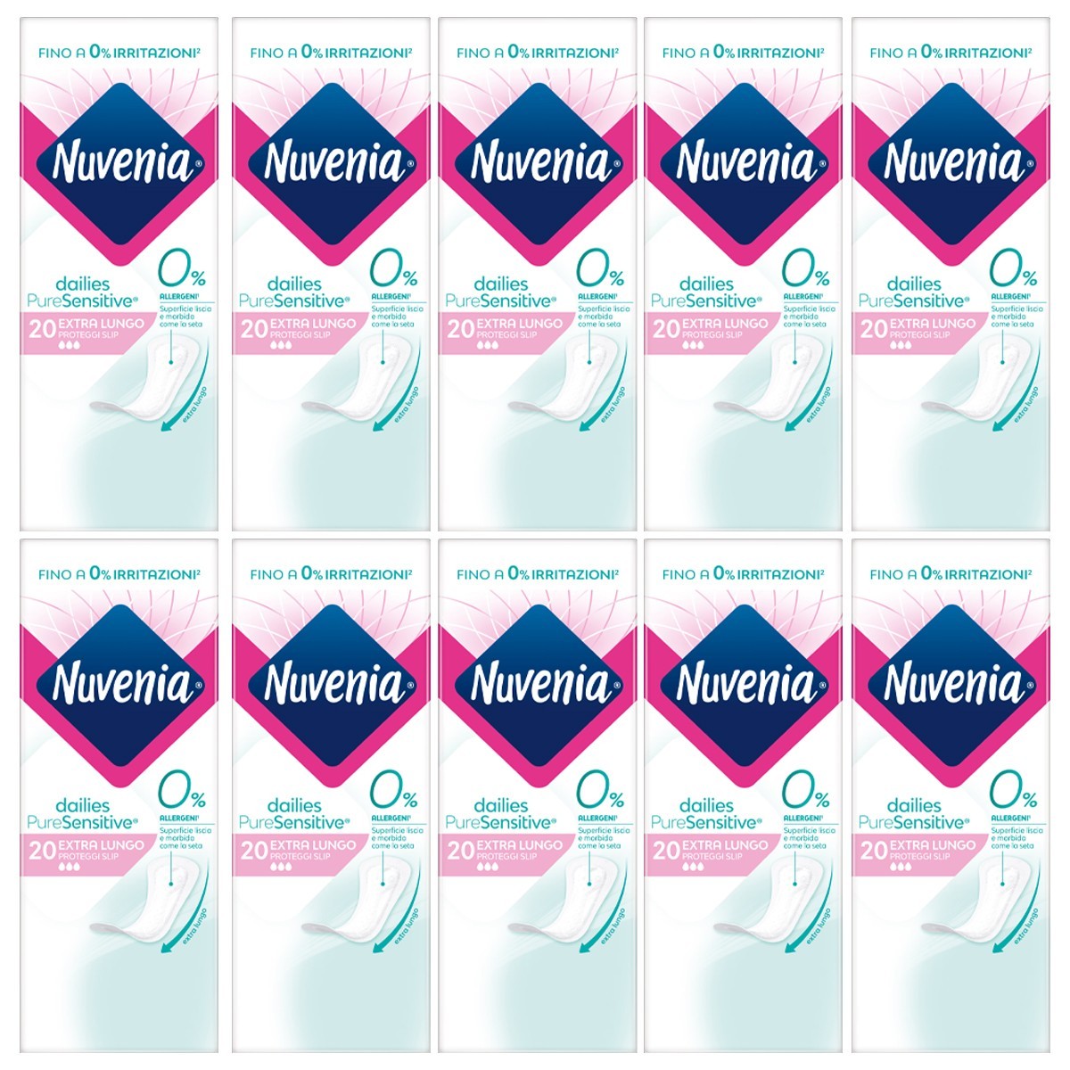 Nuvenia Pure Sensitive Extra Lungo 20 Pezzi - Immagine 2