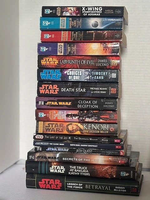 Star Wars Books Various Authors/Trilogies-Lot of 30 (27 paperback, 3 hardcover) Foto 4 de 4