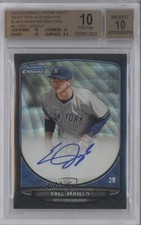 2013 Bowman Draft Black Wave Refractor 8/50 Eric Jagielo #BCA-EJ BGS 10 Auto 1j6