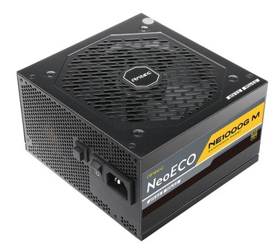 Antec NE 1000w 80+ Gold, Fully-Modular, ATX 3.0, PCI-E 5.0, 140mm Silent Fan,...