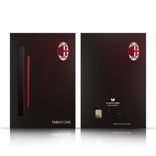 OFFICIAL AC MILAN 2017/18 CREST KIT LEATHER BOOK WALLET CASE FOR AMAZON FIRE - 第 6/9 張圖片