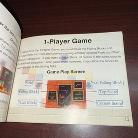 Tetris 2 NES Nintendo Instruction Manual Only
