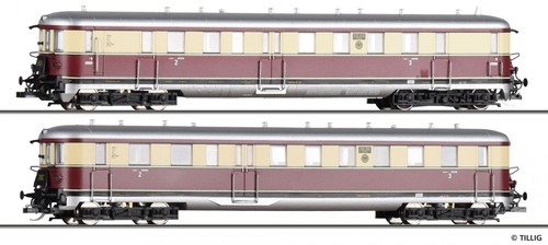 Tillig TT 02855 Triebwagen VT 137 mit Steuerwagen VS 145 DRG Ep. II | Condition: Neu