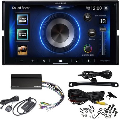 Alpine iLX-W670 7'' Mechless Bluetooth Car Receiver Deck Deluxe Package with