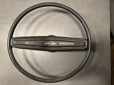1970 1971 1972 1973 Ford Mustang Black 2 Spoke Steering Wheel With Pad Original 1970 1971 1972 1973 Ford Mustang Black 2 Spoke Steering Wheel With Pad Original