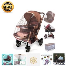 Eco-Friendly Baby Mosquito Net 2-Pack - Breathable and Stretchable Protection