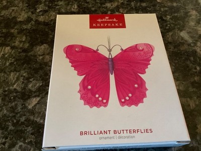 Hallmark Keepsake 2023 Ornament Pink Brilliant Butterfly 7th in series New