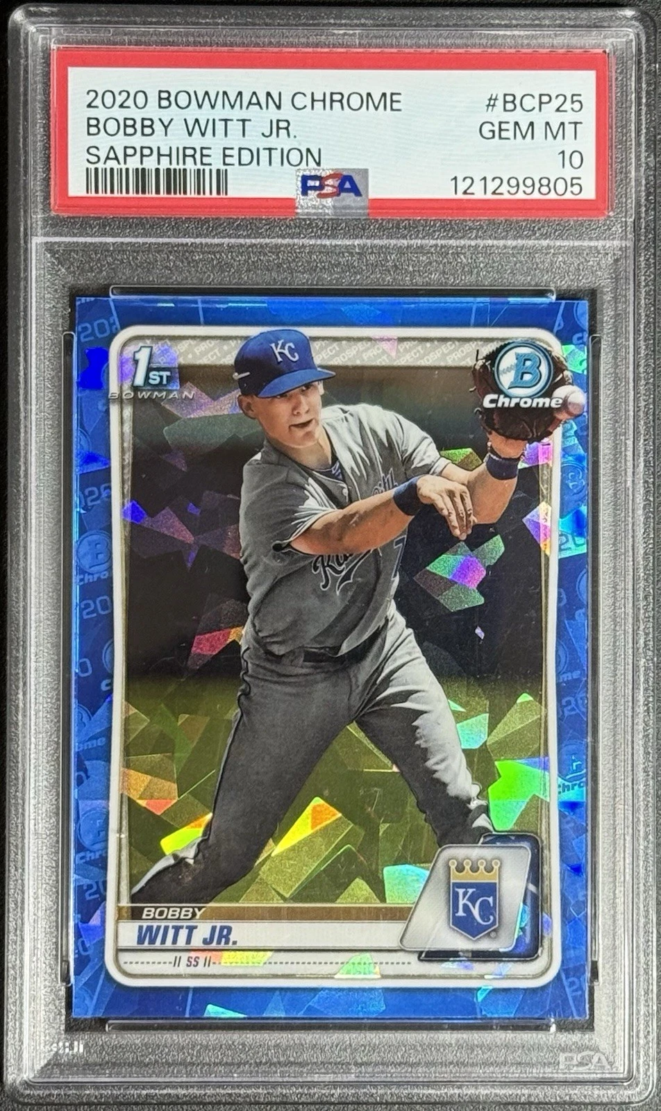 Bobby Witt Jr Bowman Chrome PSA 10