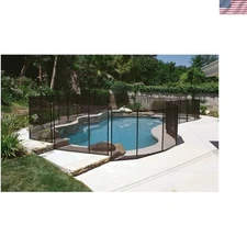 Protective Mesh Pool Safety Fence – 4' x 12', Quick Install, Weather-Resistant