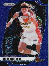 2024 Panini Prizm WNBA #139 Nancy Lieberman Blue Velocity Prizms