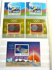 Romania 1972 Olympics 2 x Sc. C187, Sc. C187 note, 2 x Sc. C191 MNH, OG, SU