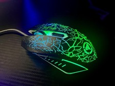 Game Start Gaming Mouse Cpi, Colorful Glare, Wired, USB Plug, Rating 5V/60mA