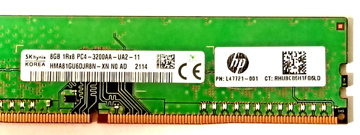 HMA81GU6DJR8N-XN SK Hynix 8GB DDR4 32001Rx8 PC4-25600 288pin
