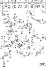 VOLVO XC40 Cooling System Battery Hose 32339733 NEW GENUINE