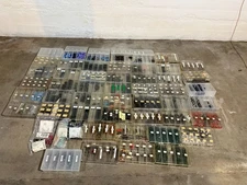 Lot of Assorted Electrical Components Parts Capacitors Transistors Resistors