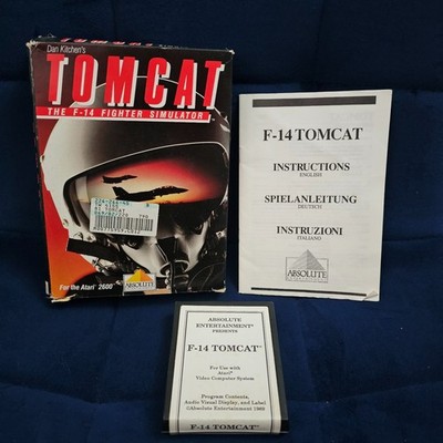Tomcat F-14 Fighter Simulator für Atari 2600 Spiel OVP mit Anleitung