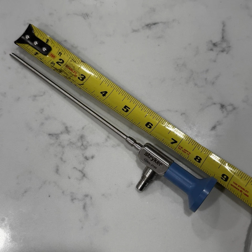 4mm 30° Degree Stryker [0502-104-030] Ideal Eyes Rigid Arthroscope W/ Adapters - Image 4 of 4