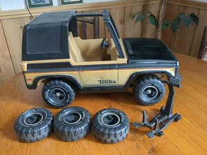Tonka Ford Bronco Blazer 1978 – MR-970 – Jouet Ancien En Acier Embouti, état Correct