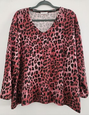 Top leichter  Italy Moda Strickpullover Leolook weinrot One Size  42-46+ super!