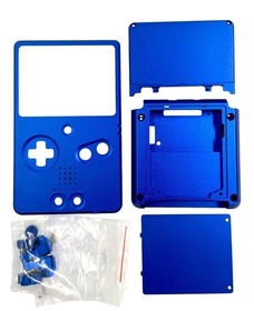 Unhinged Metal GBA SP Housing Boxy Style for Nintendo GameBoy Advance SP Pixel